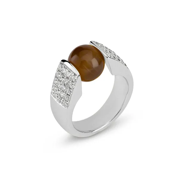 Ringen>Melano Jewelery Melano Cateye Cat Cz Ring