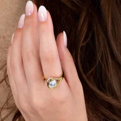 Steentjes>Melano Jewelery Melano Cateye Gem Balletje