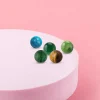 Steentjes>Melano Jewelery Melano Cateye Green Paradise Balletjes Set