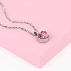 Kettingen>Melano Jewelery Melano Globe Birthstones Ketting Set Zilverkleurig