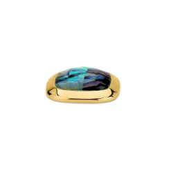 Steentjes>Melano Jewelery Melano Kosmic Abalone Square Steen