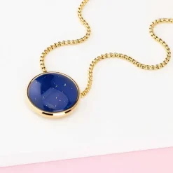 Kettingen>Melano Jewelery Melano Kosmic Blue Is The New Black Ketting Set