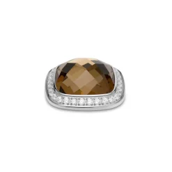 Steentjes>Melano Jewelery Melano Kosmic Framed Facet Square Steen