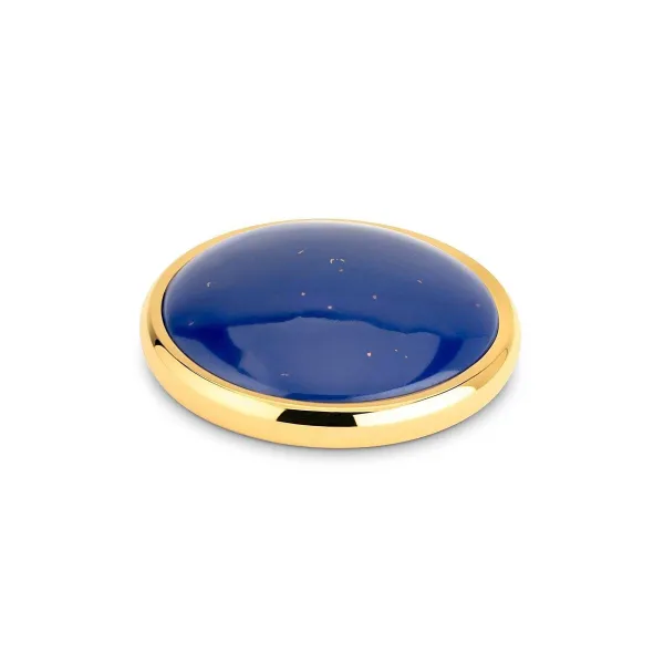 Steentjes>Melano Jewelery Melano Kosmic Gem Disk Steen Lapis Lazuli