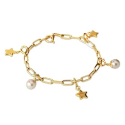 Armbanden>Melano Jewelery Melano Ornaments Christmas Charms Armband Set Gold Plated Zilver