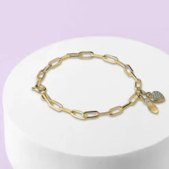 Armbanden>Melano Jewelery Melano Ornaments Frosty Charms Armband Set Gold Plated Zilver
