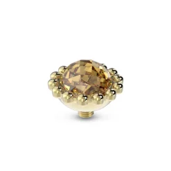 Steentjes>Melano Jewelery Melano Twisted Bali Facet Steentje