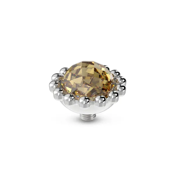Steentjes>Melano Jewelery Melano Twisted Bali Facet Steentje