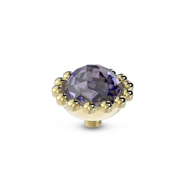 Steentjes>Melano Jewelery Melano Twisted Bali Facet Steentje