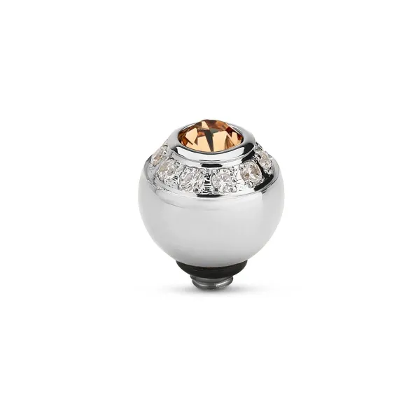 Steentjes>Melano Jewelery Melano Twisted Ball Cz Steentje