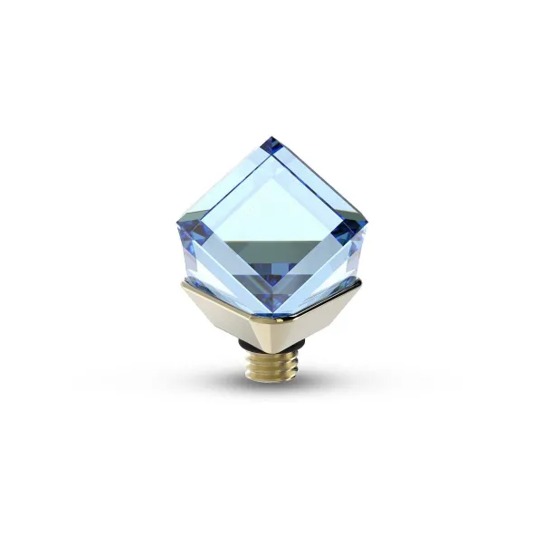 Steentjes>Melano Jewelery Melano Twisted Cube Steentje
