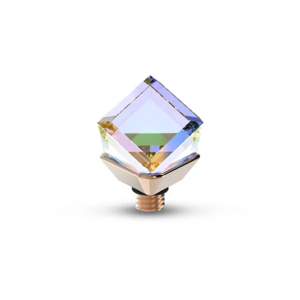 Steentjes>Melano Jewelery Melano Twisted Cube Steentje
