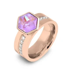 Ringen>Melano Jewelery Melano Twisted Flat Basic Cz Ring
