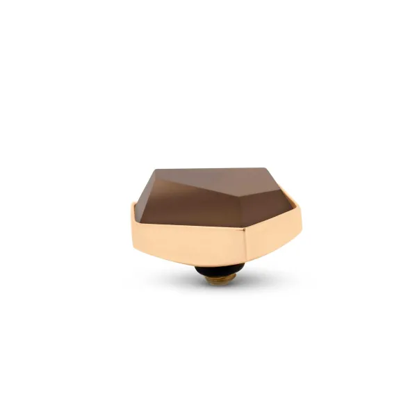Steentjes>Melano Jewelery Melano Twisted Frosted Geo Steentje