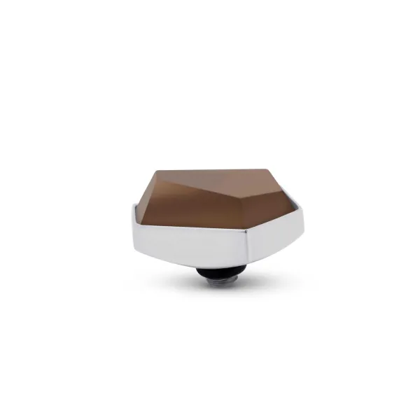 Steentjes>Melano Jewelery Melano Twisted Frosted Geo Steentje