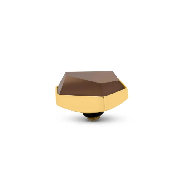 Steentjes>Melano Jewelery Melano Twisted Frosted Geo Steentje