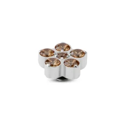 Steentjes>Melano Jewelery Melano Twisted Frozen Star Cz Steentje