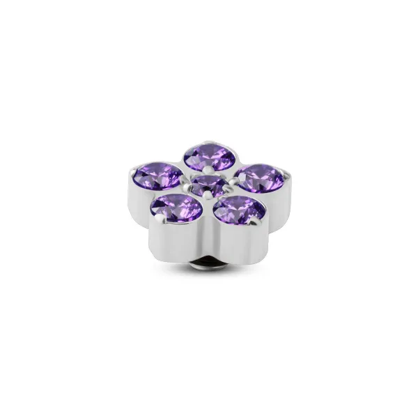 Steentjes>Melano Jewelery Melano Twisted Frozen Star Cz Steentje