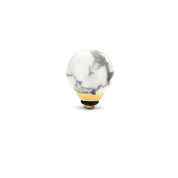 Steentjes>Melano Jewelery Melano Twisted Gemstone Ball Steentje