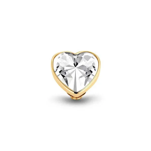 Steentjes>Melano Jewelery Melano Twisted Heart Steentje
