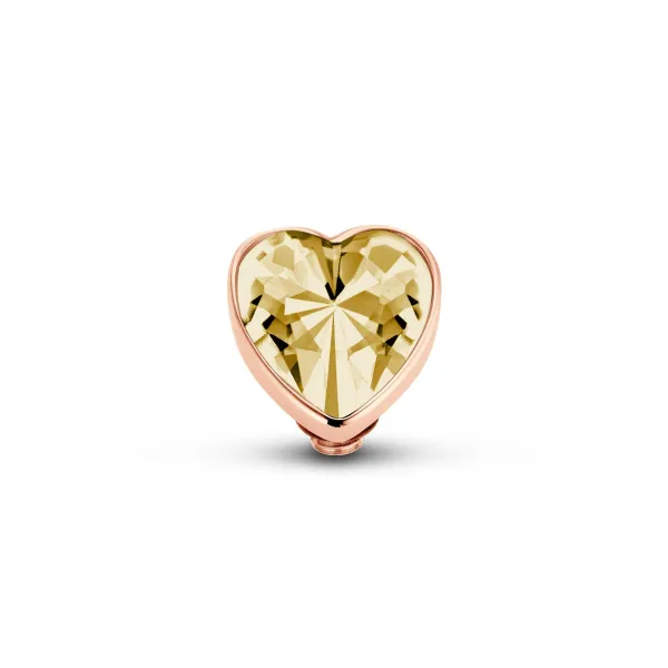 Steentjes>Melano Jewelery Melano Twisted Heart Steentje