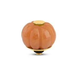 Steentjes>Melano Jewelery Melano Twisted Pumpkin Steentje