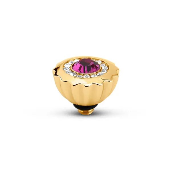 Steentjes>Melano Jewelery Melano Twisted Ribbed Cz Steentje