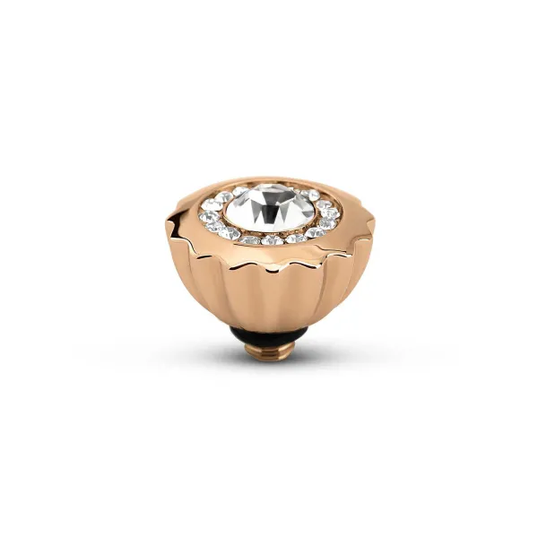 Steentjes>Melano Jewelery Melano Twisted Ribbed Cz Steentje