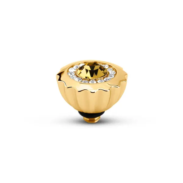 Steentjes>Melano Jewelery Melano Twisted Ribbed Cz Steentje