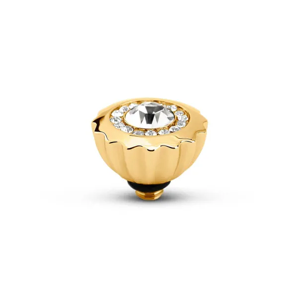 Steentjes>Melano Jewelery Melano Twisted Ribbed Cz Steentje