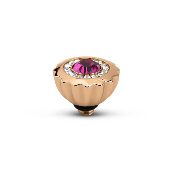 Steentjes>Melano Jewelery Melano Twisted Ribbed Cz Steentje