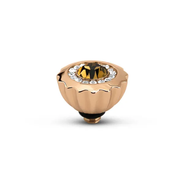 Steentjes>Melano Jewelery Melano Twisted Ribbed Cz Steentje