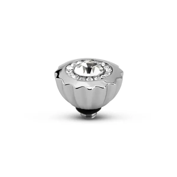 Steentjes>Melano Jewelery Melano Twisted Ribbed Cz Steentje