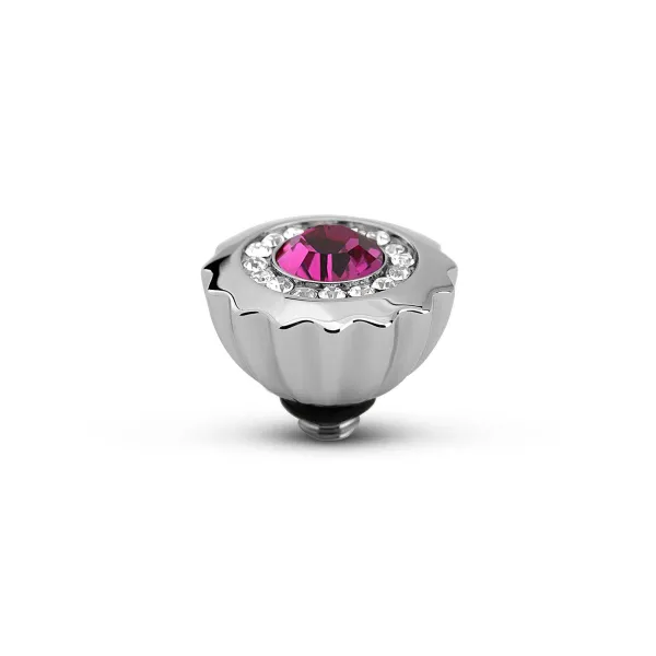 Steentjes>Melano Jewelery Melano Twisted Ribbed Cz Steentje
