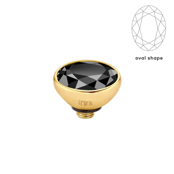 Steentjes>Melano Jewelery Melano Twisted Rounded Oval Steentje