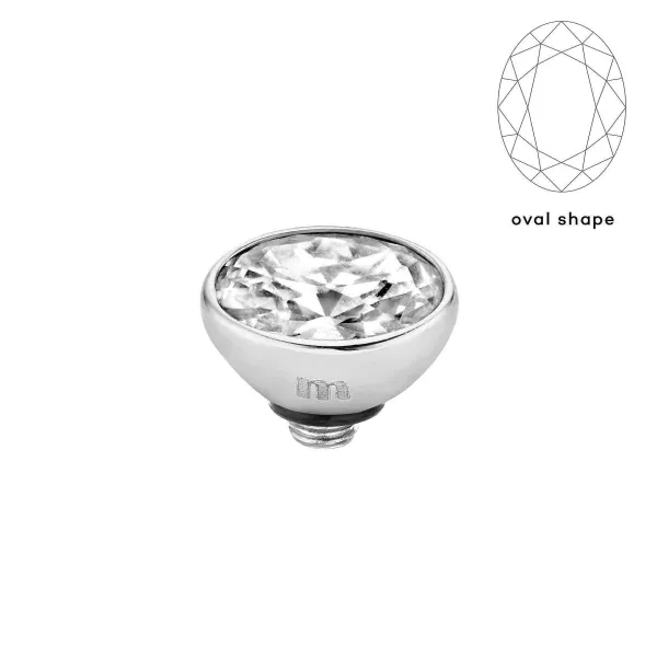 Steentjes>Melano Jewelery Melano Twisted Rounded Oval Steentje