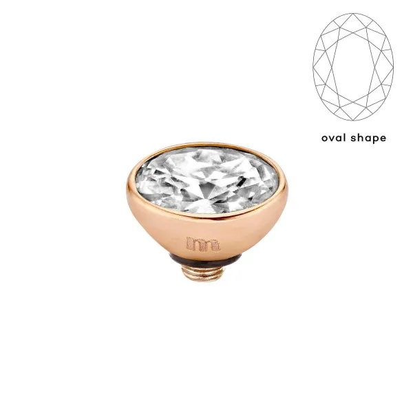 Steentjes>Melano Jewelery Melano Twisted Rounded Oval Steentje