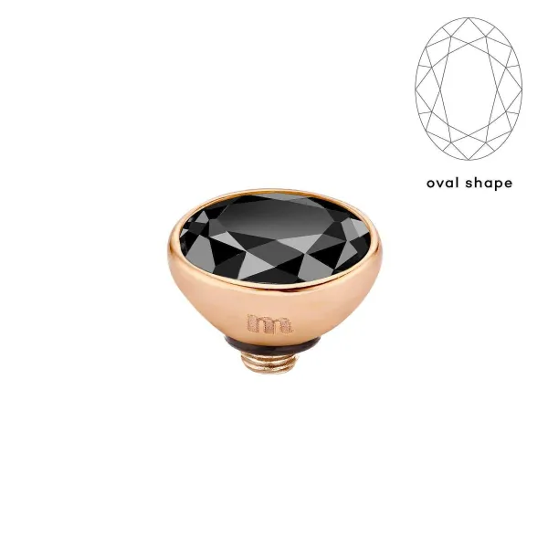 Steentjes>Melano Jewelery Melano Twisted Rounded Oval Steentje