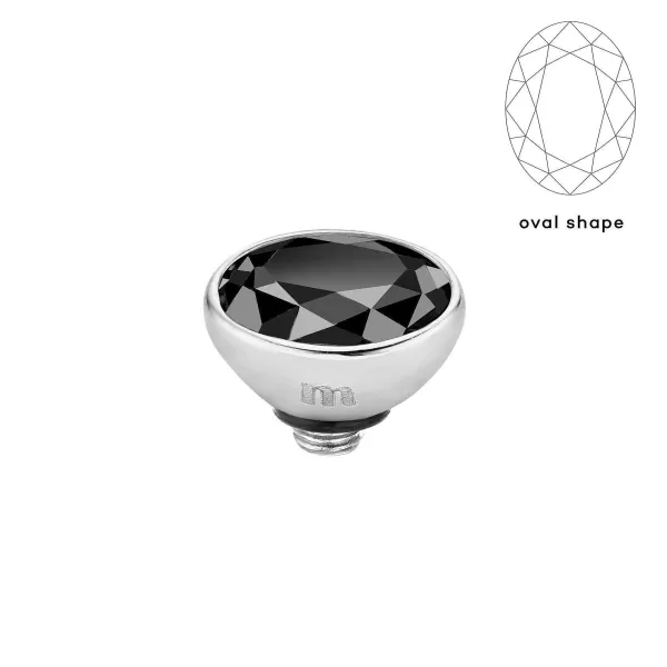Steentjes>Melano Jewelery Melano Twisted Rounded Oval Steentje