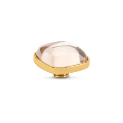 Steentjes>Melano Jewelery Melano Vivid Bulb Square Steentje
