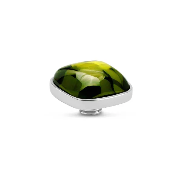 Steentjes>Melano Jewelery Melano Vivid Bulb Square Steentje