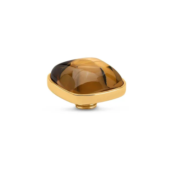 Steentjes>Melano Jewelery Melano Vivid Bulb Square Steentje