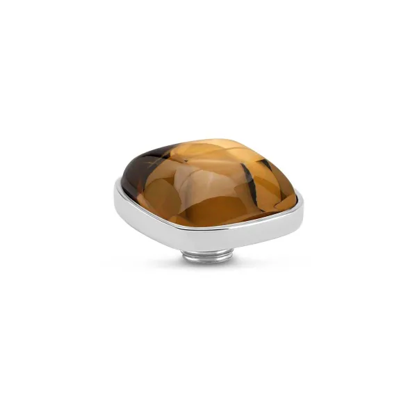 Steentjes>Melano Jewelery Melano Vivid Bulb Square Steentje