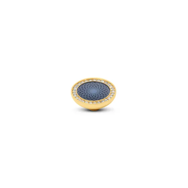 Steentjes>Melano Jewelery Melano Vivid Engraved Resin Cz Steentje